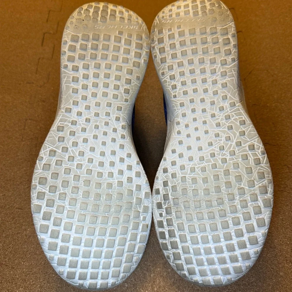 Skechers Lite-Weight Sneakers Women 8 Blue 12783 Air-Cooled Memory Foam Athletic
